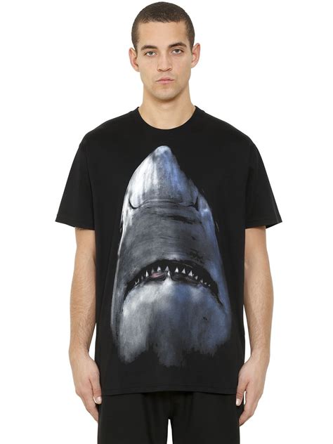 givenchy shirt shark|Givenchy shark print jersey.